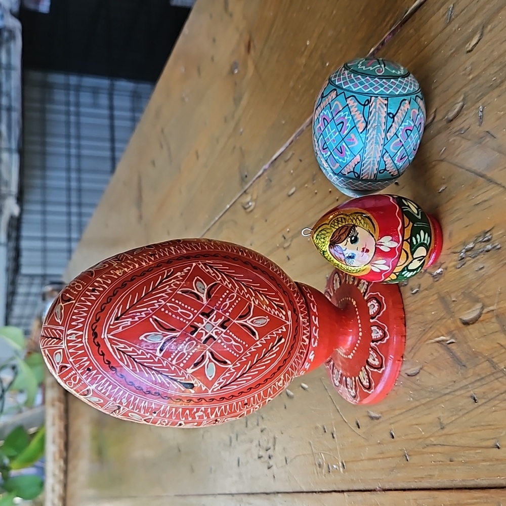 Russian Handmade painted eggs